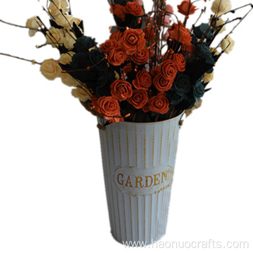 Bucket flower vase pot dry flower decorative factory